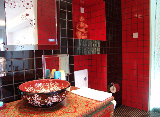 红色家居之浴室