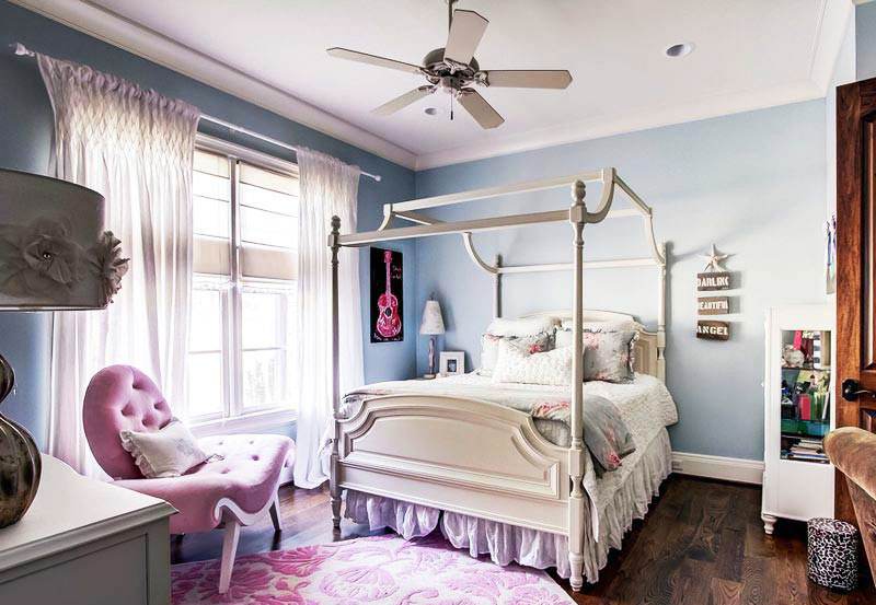 女生卧室装修设计选什么颜色 6种感觉挑你喜欢的